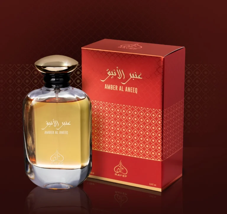 Rayef Amber Al Aneeq 100ml Perfume Bottle - Elegant Amber Fragrance in Pakistan