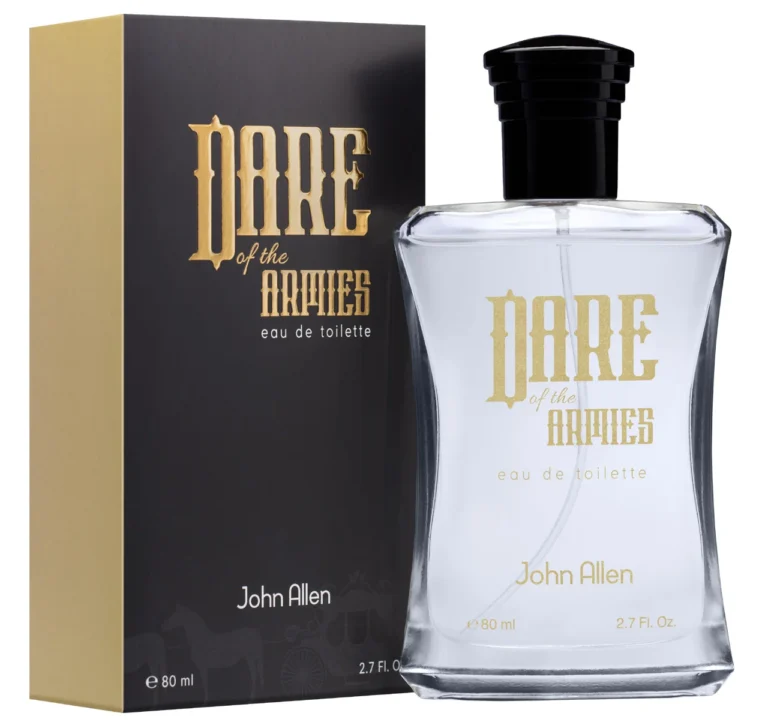 John Allen Dare Of The Armies 80ml – Best Perfume in Pakistan | Long-lasting, bold, and sophisticated fragrance for men | Available at Breeze Aura.