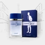 Fascino Charming Beau 100ml – A premium men’s fragrance with fresh citrus, woody, and musky notes. Long-lasting and sophisticated. Shop at Breeze Aura Store