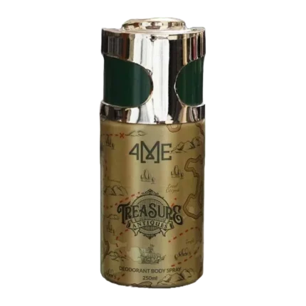 4Me Treasure Deodorant 250ml – Luxurious and long-lasting fragrance Deodorant and Bodyspray with 12-hour odor protection. Stay fresh, confident, and sweat-free all day.
