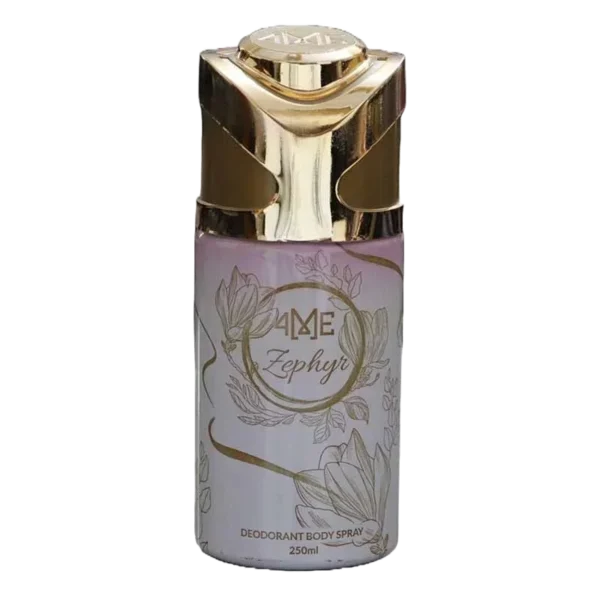 4Me Zephyr Deodorant 250ml – Refreshing, long-lasting fragrance with 12-hour odor protection. Stay fresh, confident, and sweat-free all day.