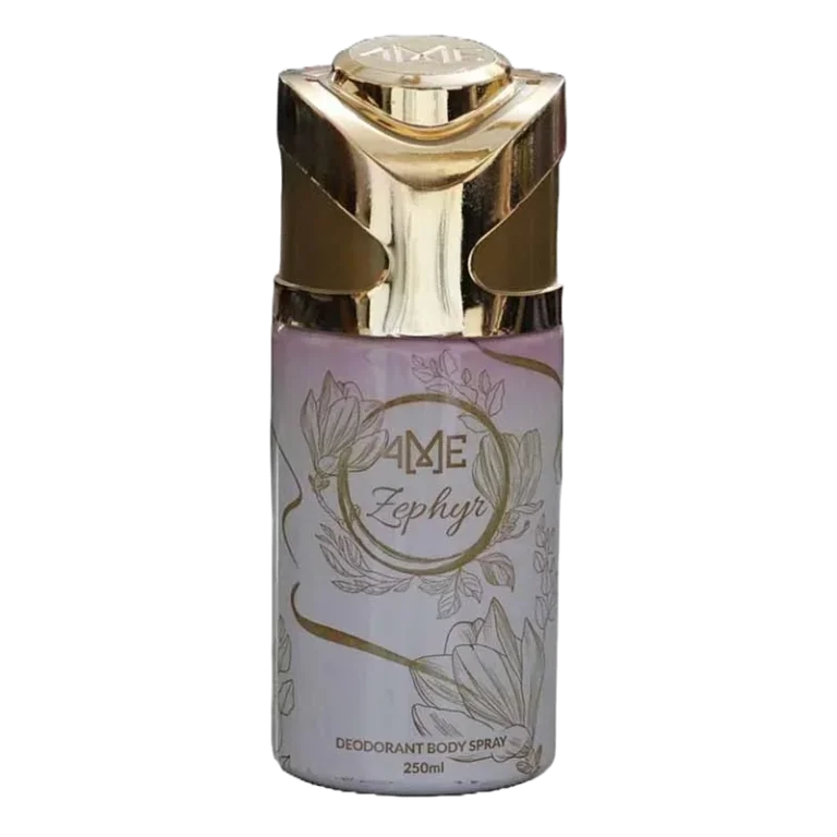 4Me Zephyr Deodorant 250ml – Refreshing, long-lasting fragrance with 12-hour odor protection. Stay fresh, confident, and sweat-free all day.