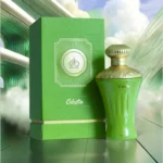 Rayef Celestia 100ml perfume bottle with a luxurious design, featuring a blend of citrus, floral, and woody notes. A unisex fragrance, celebrated as the best perfume in Pakistan, offering a sophisticated and long-lasting scent. Available at Breeze Aura