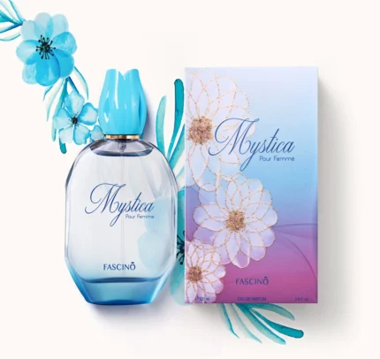 Fascino Mystica 100ml – A sensual, floral, and woody fragrance for women. Long-lasting, captivating, and one of the best perfumes in Pakistan. Available at Breeze Aura