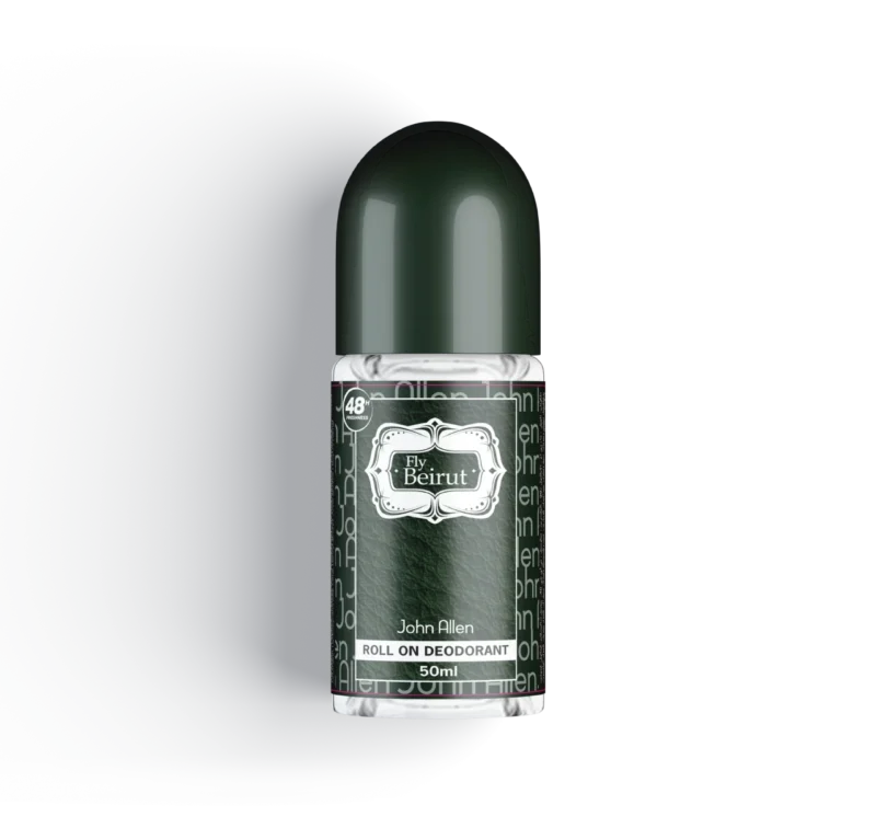 John Allen Fly Beirut Roll On Deodorant – Long-lasting freshness, odor protection, and a premium masculine fragrance. Available now at Breeze Aura