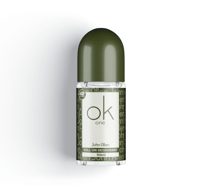 John Allen Ok One Roll On Deodorant – Long-lasting freshness with a bold, masculine fragrance. Buy the best Roll On Deodorant in Pakistan at Breeze Aura