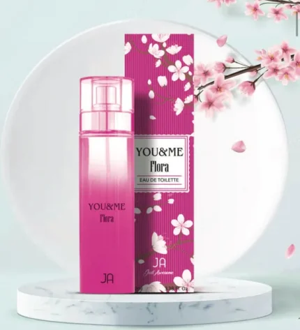 Just Awesome You&Me Flora perfume – elegant floral fragrance for women, long-lasting and premium, best perfume in Pakistan at Breeze Aura