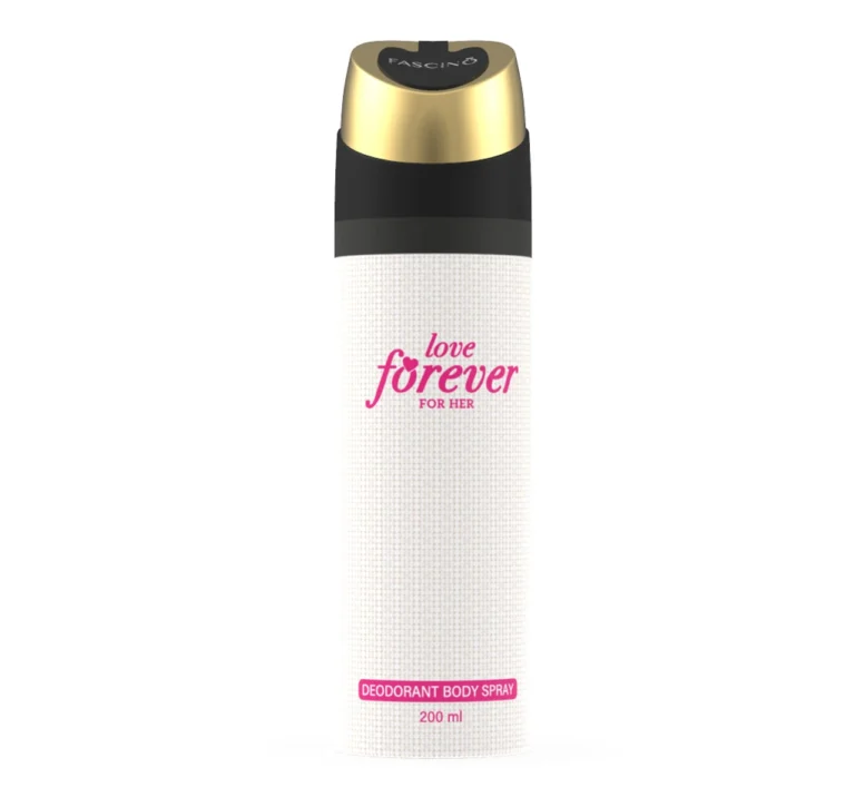 Fascino Love Forever Deodorant Body Spray 200ml for women – floral and fruity long-lasting fragrance in Pakistan