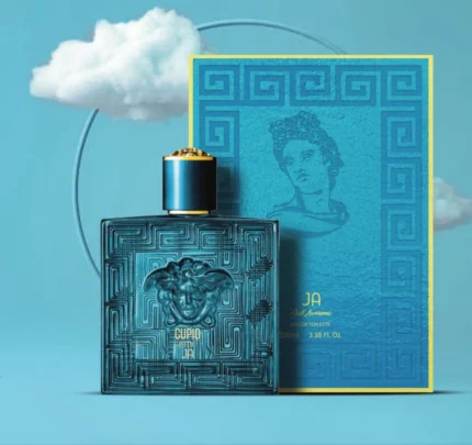 Just Awesome Cupid Blue perfume bottle – premium men’s fragrance with fresh, aquatic, and musky notes