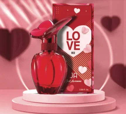 Just Awesome Love Red perfume – a luxurious floral and fruity fragrance for women in Pakistan.