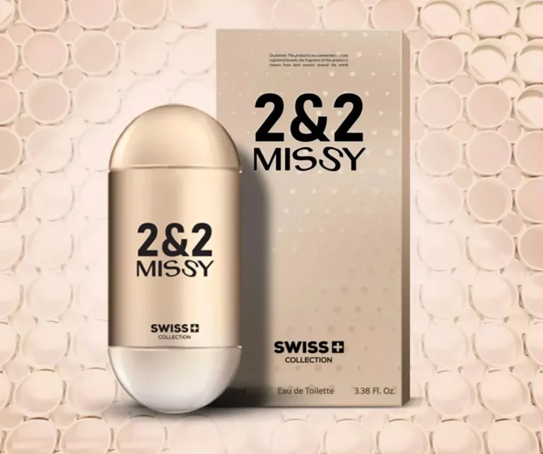 Swiss Collection 2&2 Missy perfume bottle | premium long-lasting floral fragrance for women, best perfume in Pakistan | available at Breeze Aura