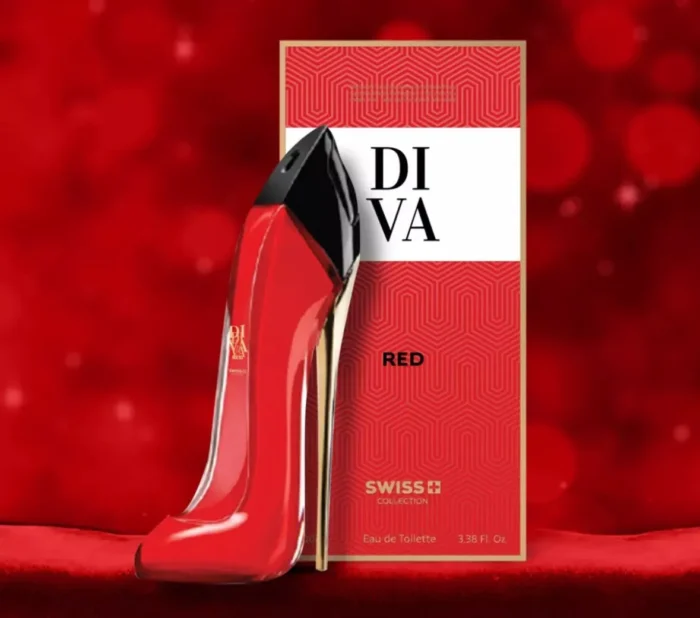 Swiss Collection Diva Red Eau de Parfum – Best perfume in Pakistan for bold, confident women